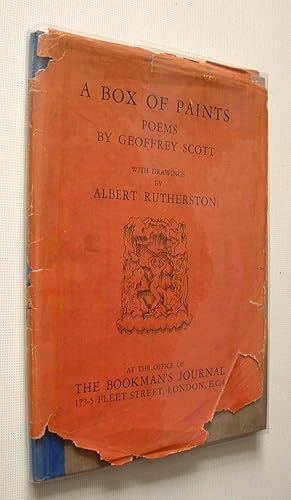 A Box of Paints Poems by Geoffrey Scott