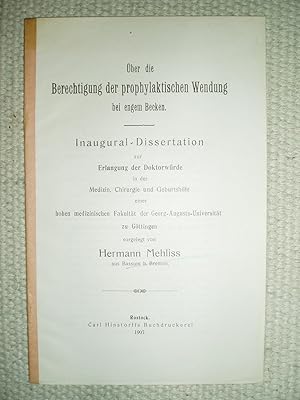 Über die Berechtigung der prophylaktischen Wendung bei engem Becken