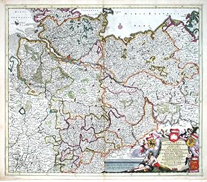 Circulus Saxoniae Inferioris, in quo sunt Ducatus Holsatiae. Meklenburgi, Lauwenburgi