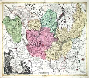 Mappa Geographica exhibens Electoratum Brandenburgensem, sive