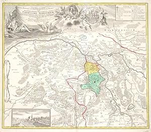 Bild des Verkufers fr Geographica Descriptio Montani cuiusdam Districtus in Franconia in quo Illustrissimorum S. R. I. Comitum a Giech Particulare zum Verkauf von Antikvariat Krenek