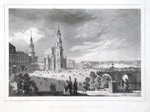 Seller image for Der Schlossplatz zu Dresden for sale by Antikvariat Krenek