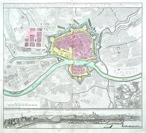 Bild des Verkufers fr Plan der Hochfrstl. Residenz- und Haubt- Stadt Cassel in Nieder-Hesen zum Verkauf von Antikvariat Krenek