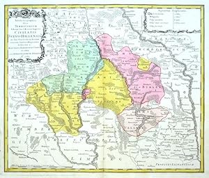 Seller image for Tabula Geographica Civitatis Svevo-Hallensis for sale by Antikvariat Krenek