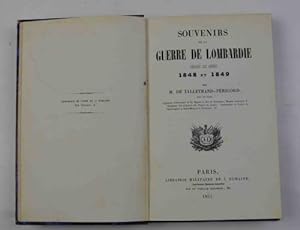 Souvenirs de la guerre de Lombardie pendant les années 1848 et 1849.