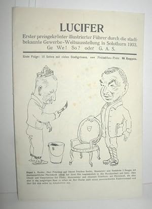 Lucifer Bilderbogen 1933 (Erster preisgekrönter illustrierter Führer durch die stadtbekannte Gewe...