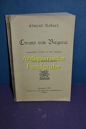 Seller image for Cyrano De Bergerac Tomantische Komdie in fnf Aufzgen for sale by Antiquarische Fundgrube e.U.