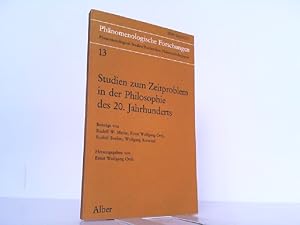 Bild des Verkufers fr Studien zum Zeitproblem in der Philosophie des 20. Jahrhunderts. zum Verkauf von Antiquariat Ehbrecht - Preis inkl. MwSt.