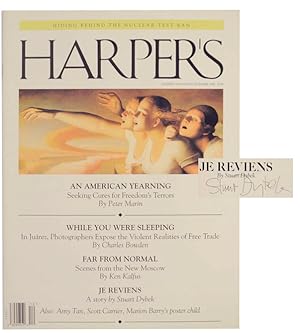 Je Reviens in Harper's Magazine - December 1996 (Signed)