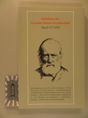 Seller image for Schriften der Theodor-Storm-Gesellschaft. Band 47/1998. for sale by Druckwaren Antiquariat