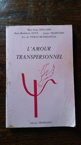 Immagine del venditore per L'amour transpersonnel venduto da AHA BOOKS