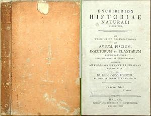 Bild des Verkufers fr Enchiridion historiae naturali inserviens zum Verkauf von Antikvariat Krenek