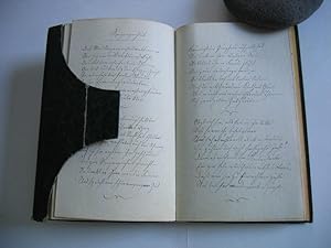 Notizen für Henriette Kasten 1836. Ca. 132 handgeschriebene Seiten. Hauptsächlich Gedichte. Daran...