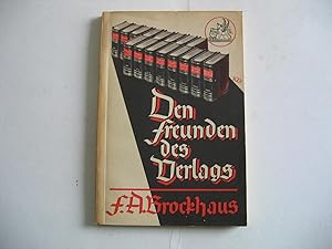 Den Freunden des Verlags F. A. Brockhaus. Dreizehnte Folge 1933/34