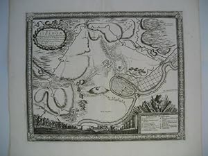 Itzehoe. Ichnographie Oppidi Itzehoe in Stormania. Kupferstich aus Dahlberg/Pufendorf um 1700. 27...