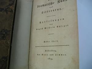 Ueber dramatische Kunst und Litteratur. Vorlesungen. 2 Theile in zwei Bänden.