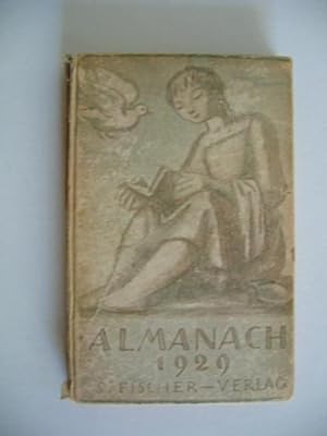 Almanach 1929 - S. Fischer Verlag Berlin. Mit acht Bildnissen und einem Verzeichnis der neuen Büc...