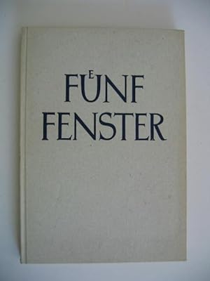 Fünf Fenster. Jahrbuch Freie Akademie der Künste in Hamburg 1952.