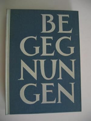 Begegnungen. Jahrbuch Freie Akademie der Künste in Hamburg 1953