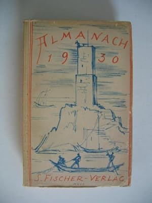 Almanach 1930 - S. Fischer Verlag Berlin. Mit 35 Bildern und einem Verlagsverzeichnis der neuen B...