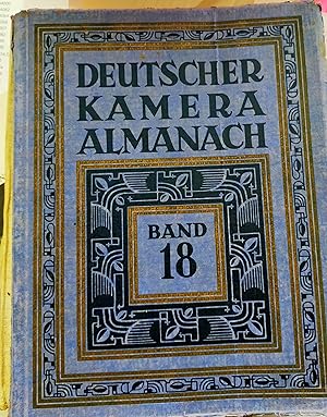 Deutscher Camera-Almanach. Ein Jahrbuch für die Photographie unserer Zeit Band. 18 Aufnahmen von ...