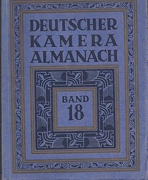 Deutscher Camera-Almanach. Ein Jahrbuch für die Photographie unserer Zeit Band. 18, 1927