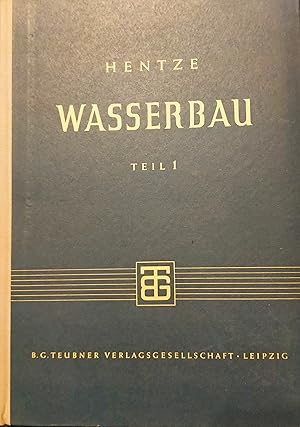 Bild des Verkufers fr Wasserbau. Teil 1 zum Verkauf von Buecherstube Eilert, Versandantiquariat