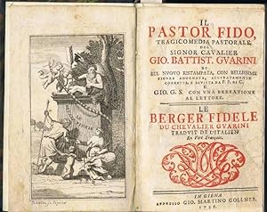 Il pastor fido. Le Berger Fidele. Tragi-Comedia pastorale.