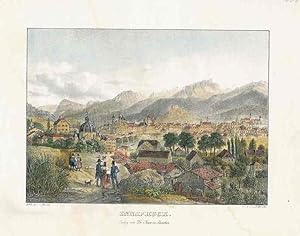 Innspruck. ( Innsbruck ) Lithographie