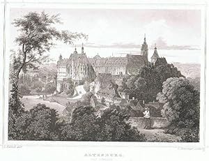 Altenburg das Schloß. Stahlstich