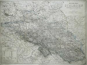 Gesamtkarte. mehrfarbig grenzkolorierter Kupferstich, aus Hand - Atlas der Erde und des Himmels i...