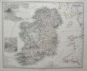 Irland (Stadtabsicht v. Dublinim Massstab 1:1.500.000, entworfen von A. Petermann, gestochen von ...