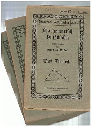 Mathematische Hilfsbücher. Das Dreieck.: Heft 2, Das geichschenkliche-, Heft 3, das schiefwinklig...