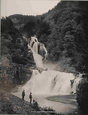 Ansicht vom Unteren Reichenbachfall. Albumin - Abzug. Original - Fotografie.um 1880