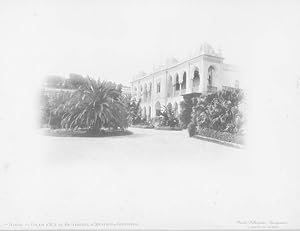 Phototypie. Ansicht von Algier - Palais d`Ete du Gouverneur a Mustapha - Superieur. Nordafrika - ...