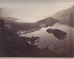 Bild des Verkufers fr Lago di Como. Il Tremezzino. braungetnter Albuminabzug. Original - Fotografie. zum Verkauf von Buecherstube Eilert, Versandantiquariat