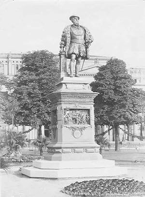 Stuttgart. Original Aufnahme Denkmal für Christoph Herzog von Württemberg auf dem Schlossplatz, D...