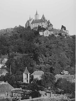 Wernigerode , Schloss. Deutschland. Albuminabzug. Original - Fotografie.
