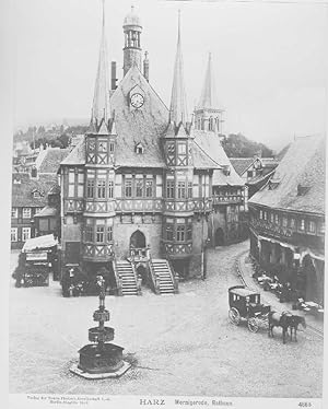 Original - Fotografie. Harz , Wernigerode , Rathaus. Deutschland. Original - Fotografie.