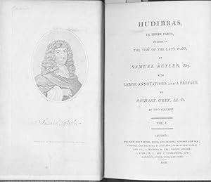 Hudibrasthe Time of the late Wars.with large annotation and preface. 2 Bände. englisch.