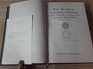 Die Revision der deutschen Lutherbibel auf die oberlausitzer wendische Bibel. 1909
