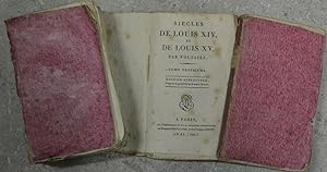 Siecles de Louis XiV, et de Louis XV. französisch. 5 Bde. 1803