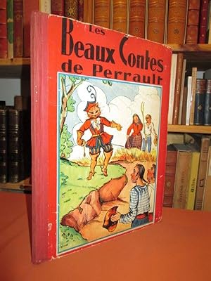 Bild des Verkufers fr Les beaux contes de Perrault : Le petite chaperon rouge- Riquet  la houppe- Cendrillon- Le chat bott- Le petit poucet- La belle au bois dormant- Peau d'ne- L'oiseau bleu. zum Verkauf von Dj Jadis