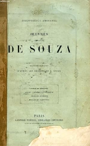 Image du vendeur pour OEUVRES DE MADAME DE SOUZA (Adle de Snange. Agla. Eugne de Rothelin. Charles et Marie. Emilie et Alphonse) mis en vente par Le-Livre