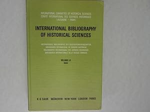 Bild des Verkufers fr International Bibliography of Historical Sciences, 1983. Volume LII, 1983. zum Verkauf von Antiquariat Bookfarm