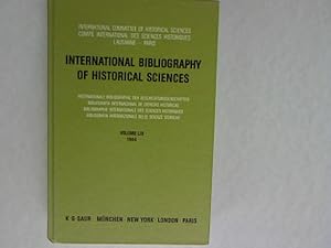 Bild des Verkufers fr International Bibliography of Historical Sciences, 1984 Volume LIII, 1984. zum Verkauf von Antiquariat Bookfarm
