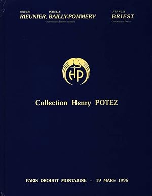 Imagen del vendedor de Collection Henry Potez: Paris-Drouot Montaigne, mardi 19 mars 1996  21 heures. Peintures et Bronzes. a la venta por Antiquariat Bookfarm