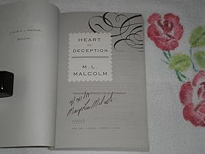 Seller image for Heart Of Deception: Signed for sale by SkylarkerBooks