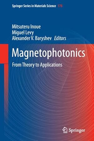 Imagen del vendedor de Magnetophotonics : From Theory to Applications a la venta por AHA-BUCH GmbH