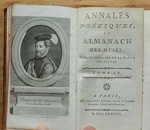 Annales poétiques ou Almanach des muses - Depuis l'origine de la poésie Françoise - Tome IV